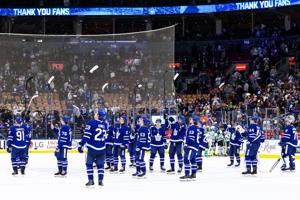 Maple Leafs close out home schedule in lost season with another defeat