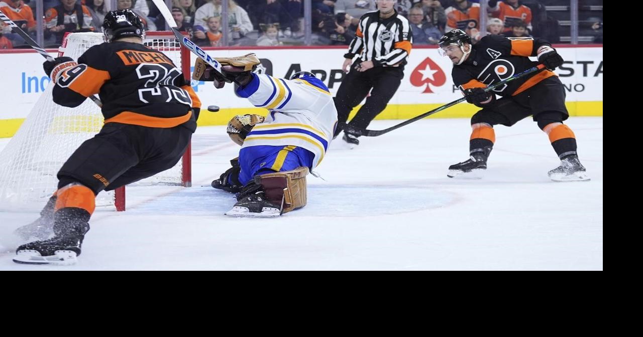 Travis Konecny scores twice to lift the Flyers over the Sabres 5-2