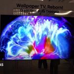 LG shows off AI-enabled "wallpaper tv" at CES technology show