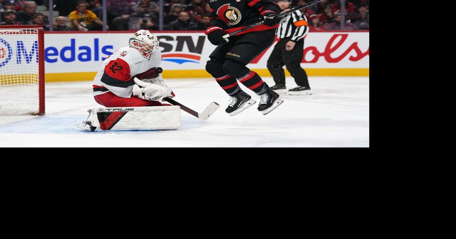 Rookie goalie Brandon Bussi helps Hurricanes blow past Senators 4-1