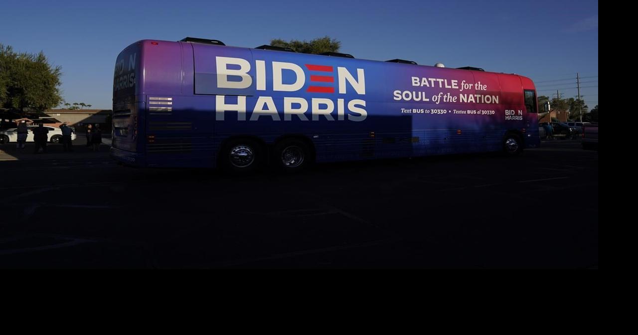 A 'Trump Train' convoy surrounded a Biden-Harris bus. Was it political ...