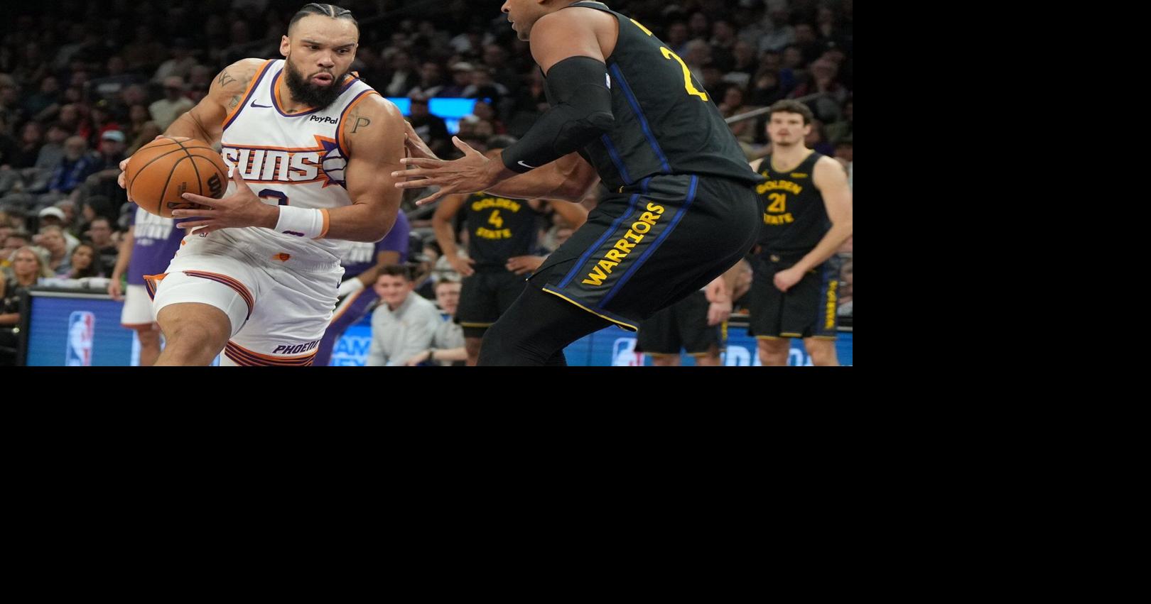 Warriors erase 14-point deficit in the fourth quarter to beat the Suns 101-97