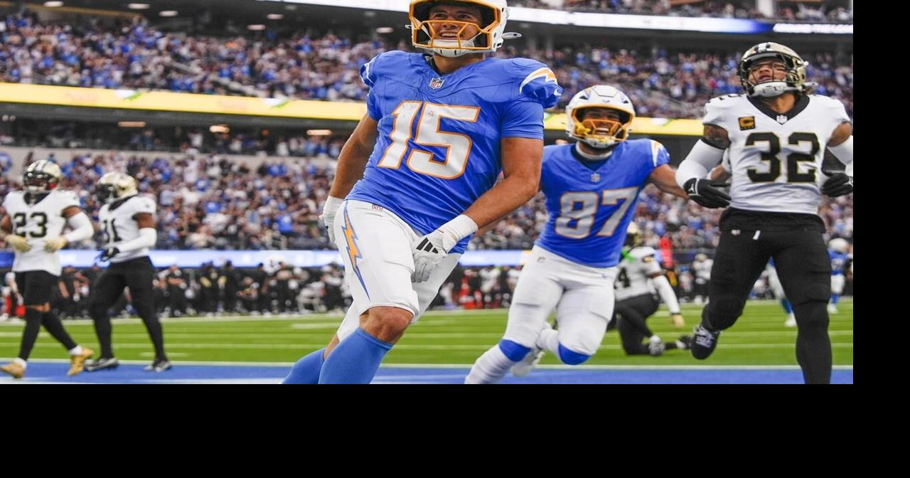 Ladd McConkey's 2 touchdowns propel Chargers to 26-8 victory over Saints