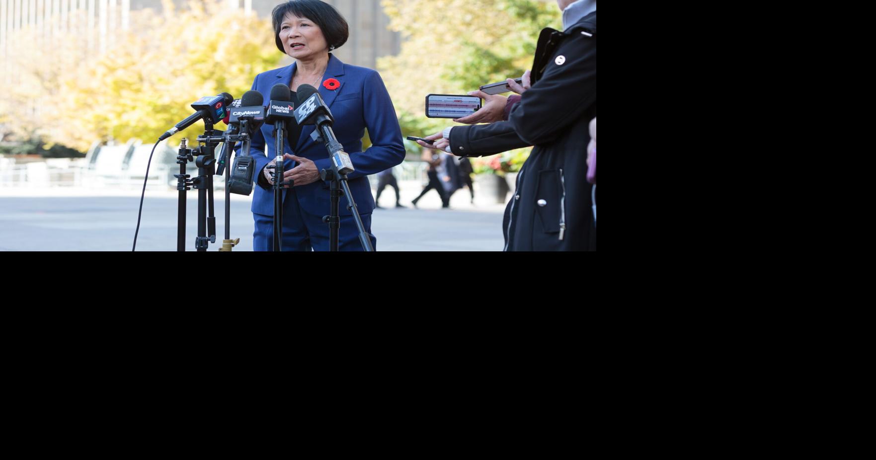 Olivia Chow renews pledge on Toronto property taxes after historic re-election