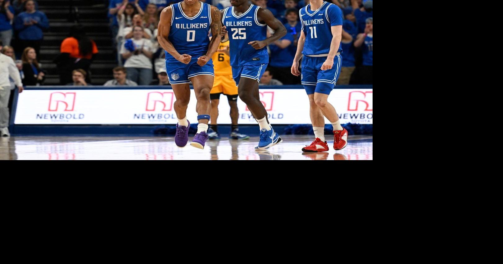 Thames leads second-half rally, No. 18 Saint Louis beats VCU 88-75 as benches empty