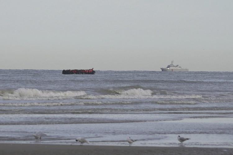French police are slashing migrant boats but they're still determined to reach the UK