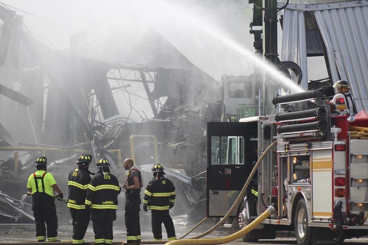 Shelter in place lifted after fire at Michigan paper mill produces ...
