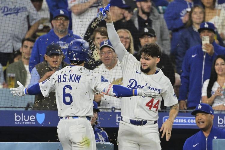 Dodgers get homers from Ohtani, Pages, Kim and Muncy and rally past the Athletics 9-3