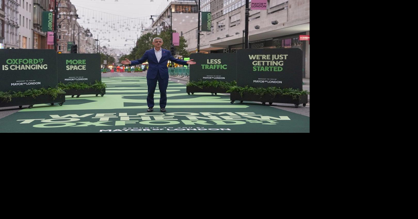 London’s Oxford Street bans traffic as city tries to revitalize a once-grand shopping district