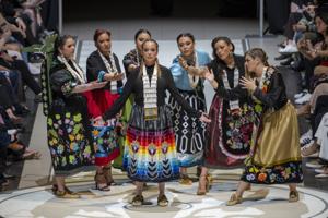 Indigenous fashion runway shows come to Toronto's Eaton Centre