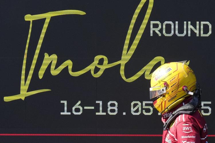 Lewis Hamilton celebrates a fourth place which highlights Ferrari's tough season in F1