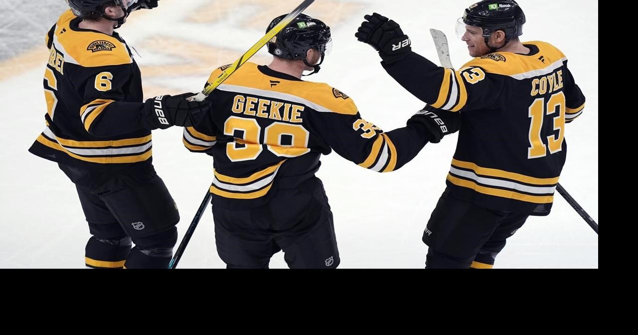 Morgan Geekie scores go-ahead goal as Bruins send Sabres to 13th straight loss with 3-1 win