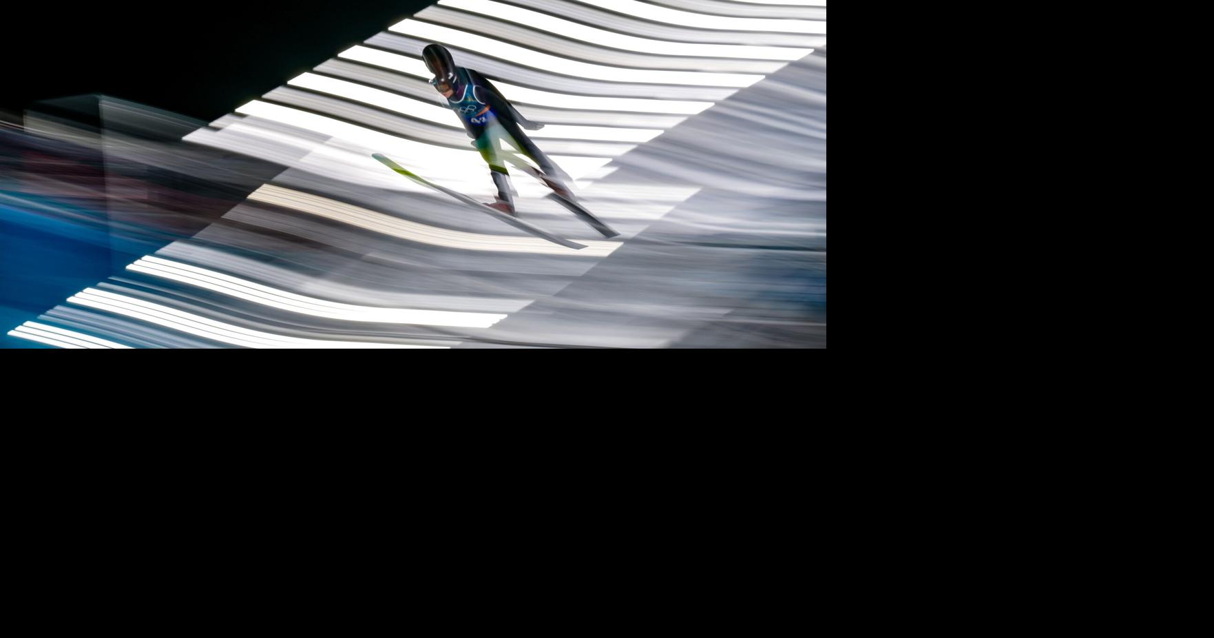 Take a flight with Olympic ski jumping photos