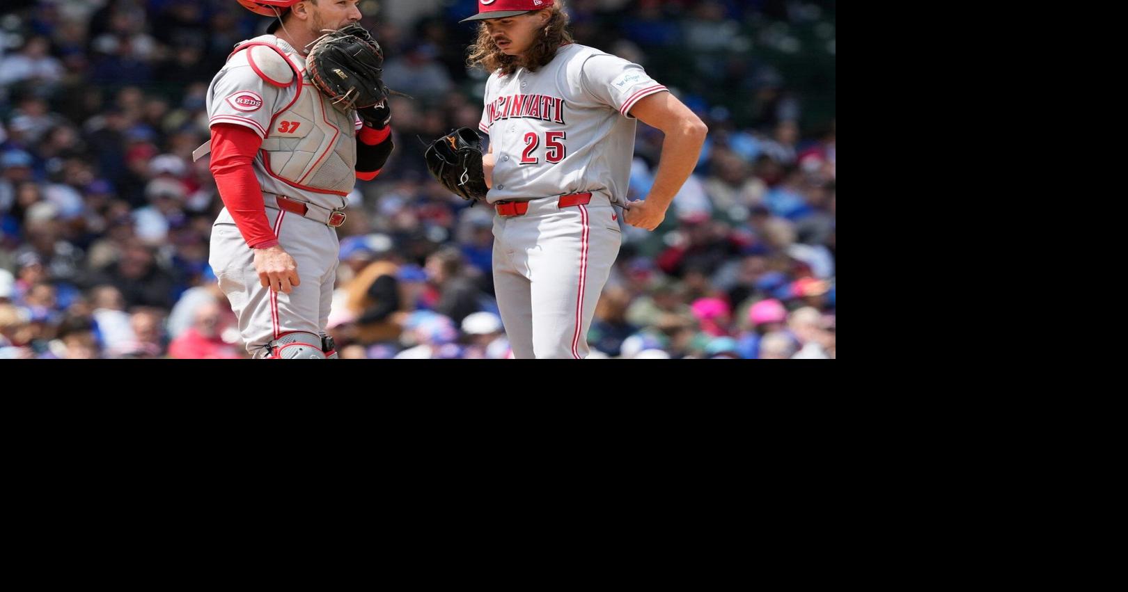 Cincinnati Reds starter Rhett Lowder exits with right shoulder ...