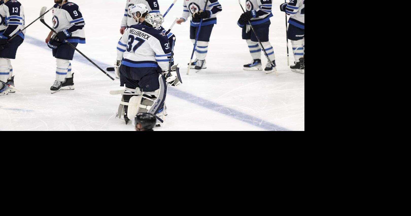 Jets will grow stronger after emotionally challenging end to season: Hellebuyck