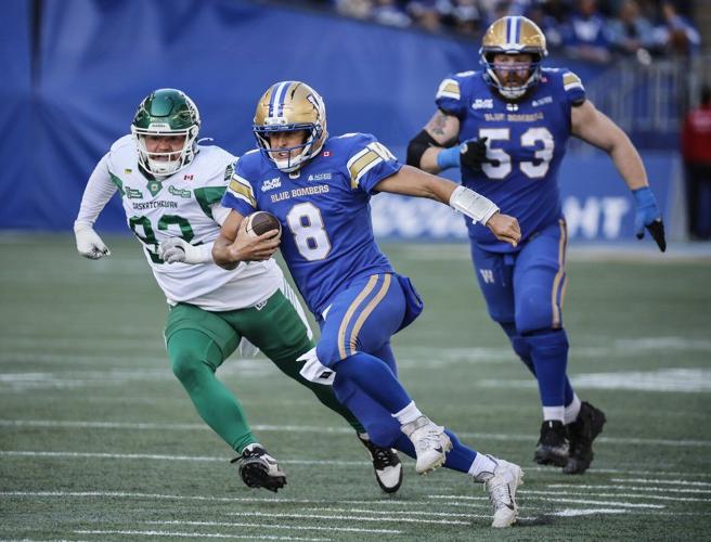 Collaros returns from head injury to lead Bombers against East-leading Ticats