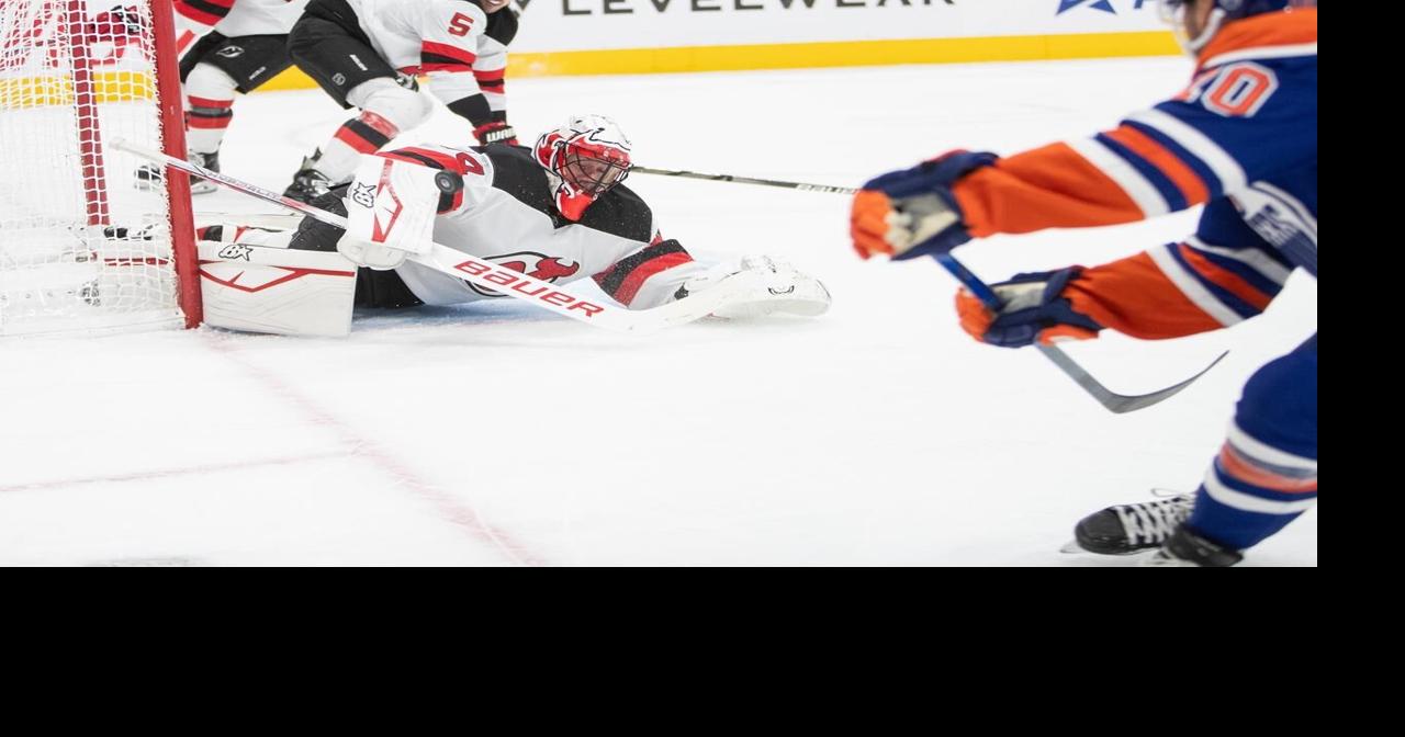 Allen nets shutout as Devils burn Oilers 3-0