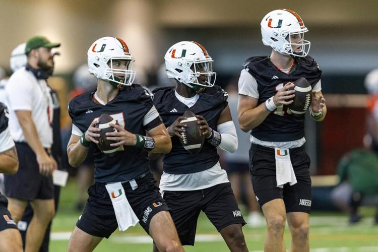 Cam Ward is the ACC preseason player of the year. Without throwing a pass yet, he's Miami's leader