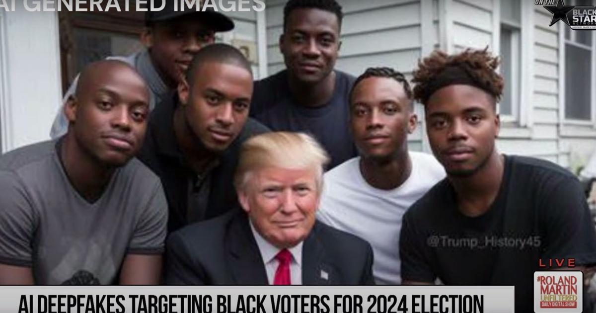 In these scary AI fakes Donald Trump loves Black people