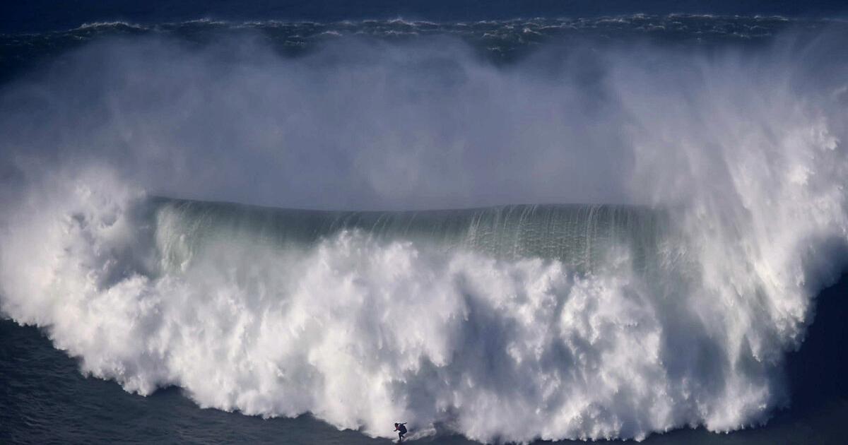 Riding the big waves