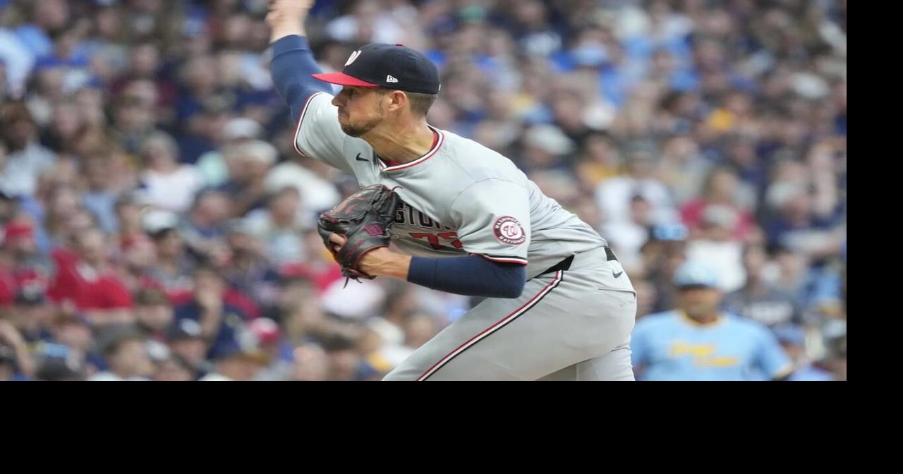 Rutledge makes first start of the season, Nationals beat the Brewers to end 5-game losing streak