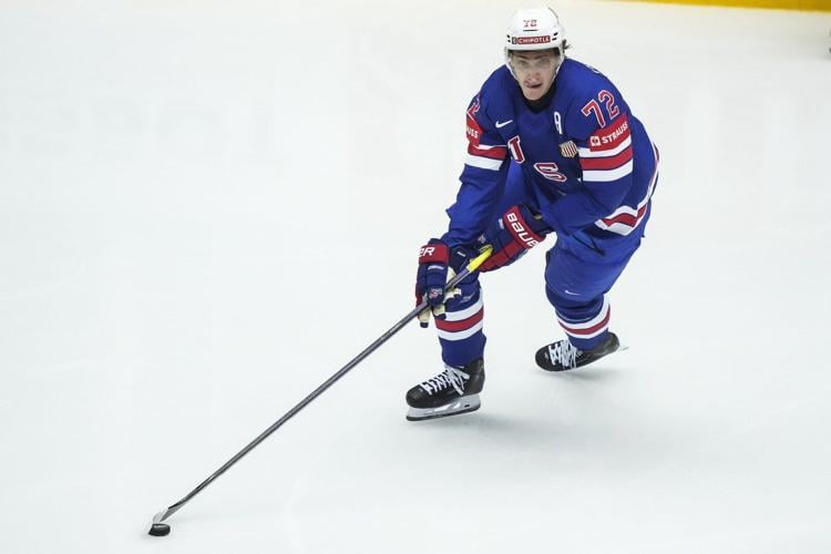 US beats Germany 6-3 at ice hockey worlds after blowing a 3-goal lead