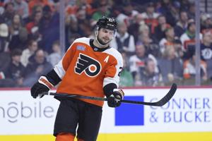 Bobby Brink stars as the Flyers pound the Penguins 6-1
