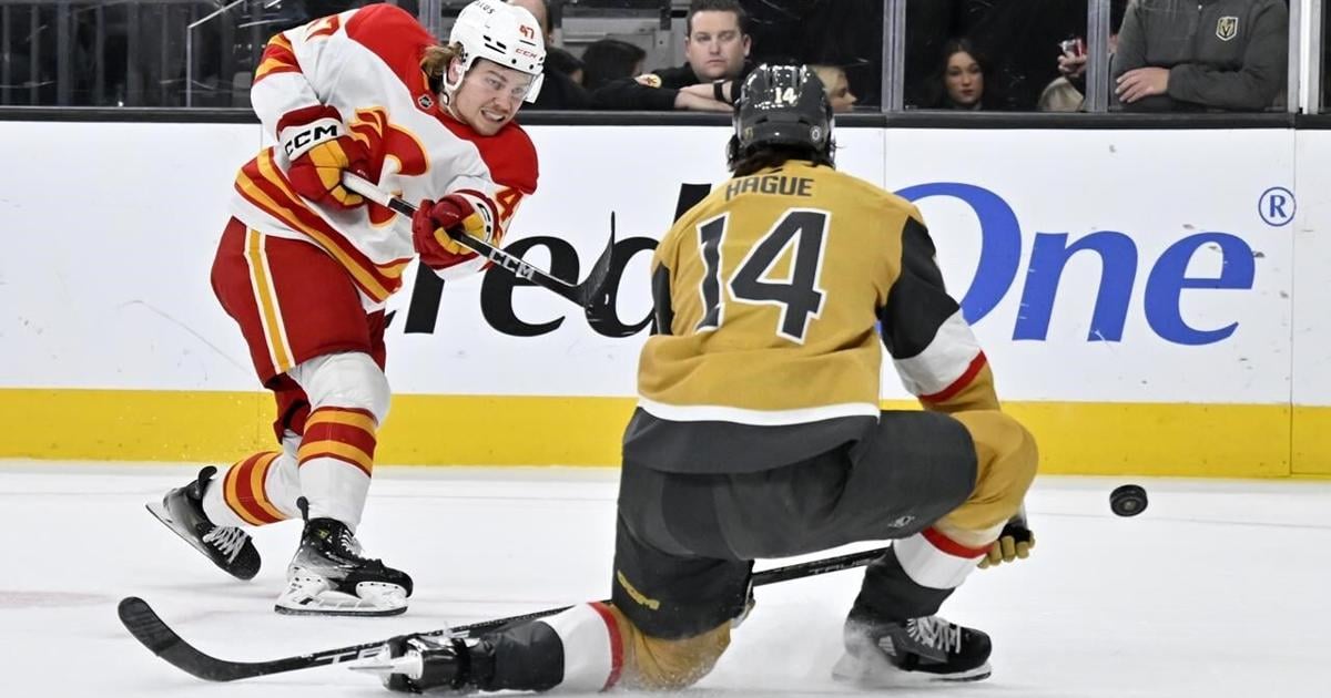 Samsonov stops 31 shots as Golden Knights earn sixth straight win, 3-0 over the Flames