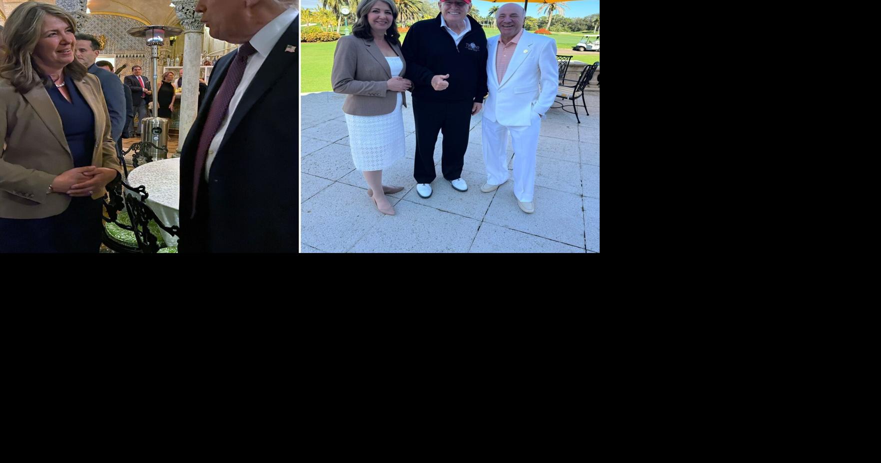 Danielle Smith meets with Donald Trump at Mar-a-Lago