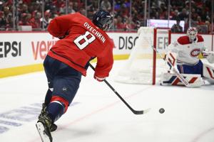 Ovechkin scores in overtime as Capitals edge Canadiens 3-2 in Game 1
