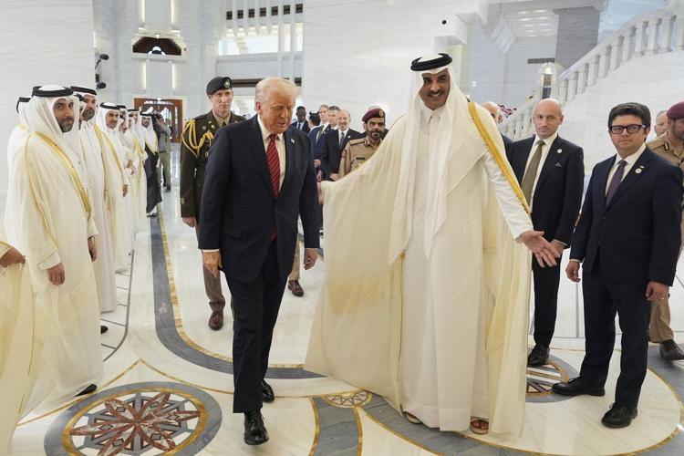 Trump marvels at wealth of his Arab hosts while he eyes White House and Air Force One upgrades