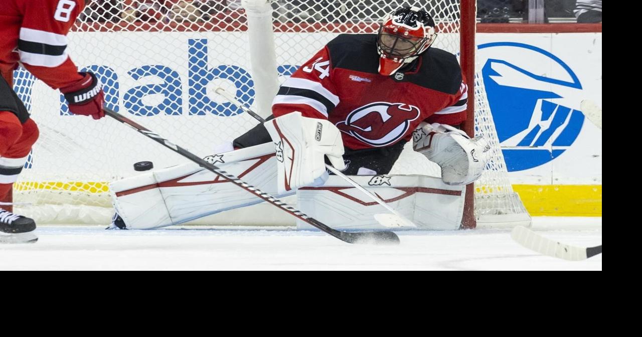 Jake Allen gets his 1st shutout with the Devils, who beat Utah 3-0