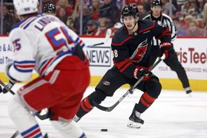 Hurricanes rally to beat Rangers 4-3 extending home win streak to nine