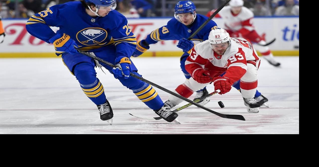 Red Wings snap 5-game losing streak with a 6-5 shootout win over the Sabres