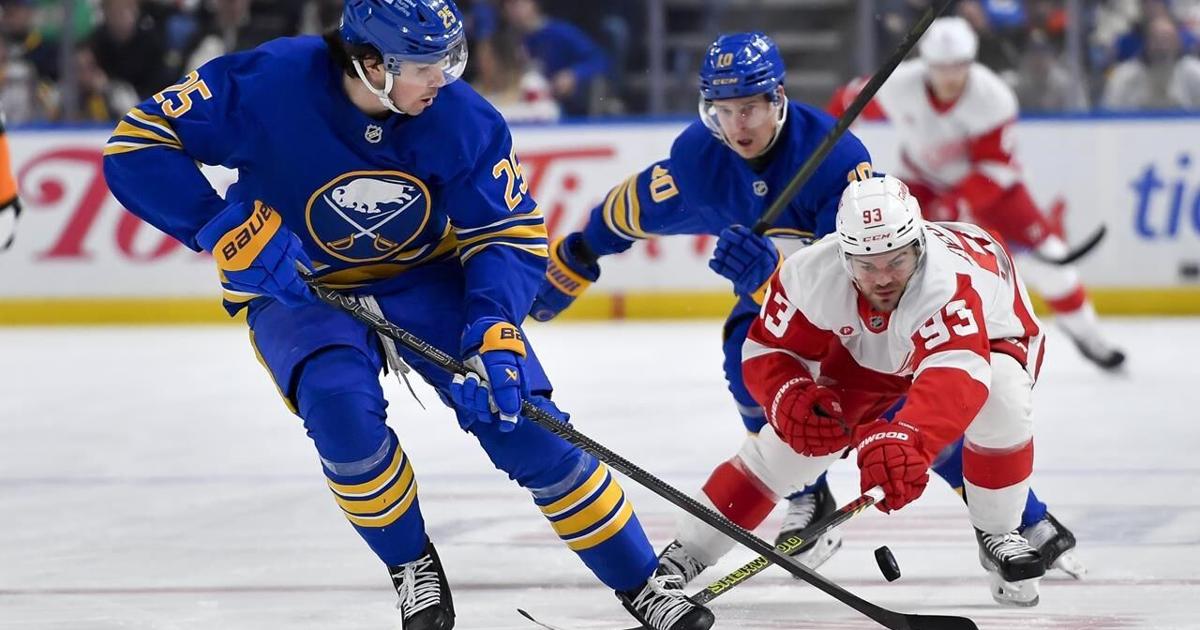Red Wings snap 5-game losing streak with a 6-5 shootout win over the Sabres