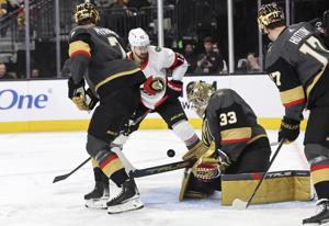 NHL-leading Golden Knights goalies Hill and Thompson both out with injuries