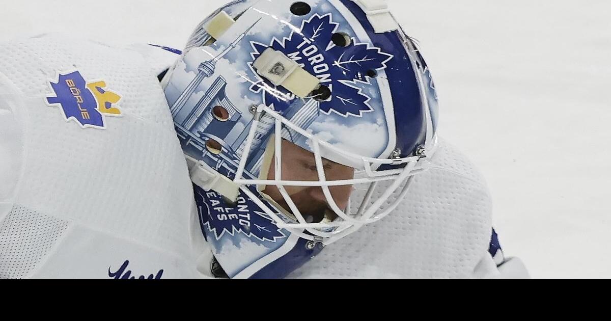 Toronto Maple Leafs] 💙💛 (shoulder patch honouring Borje Salming