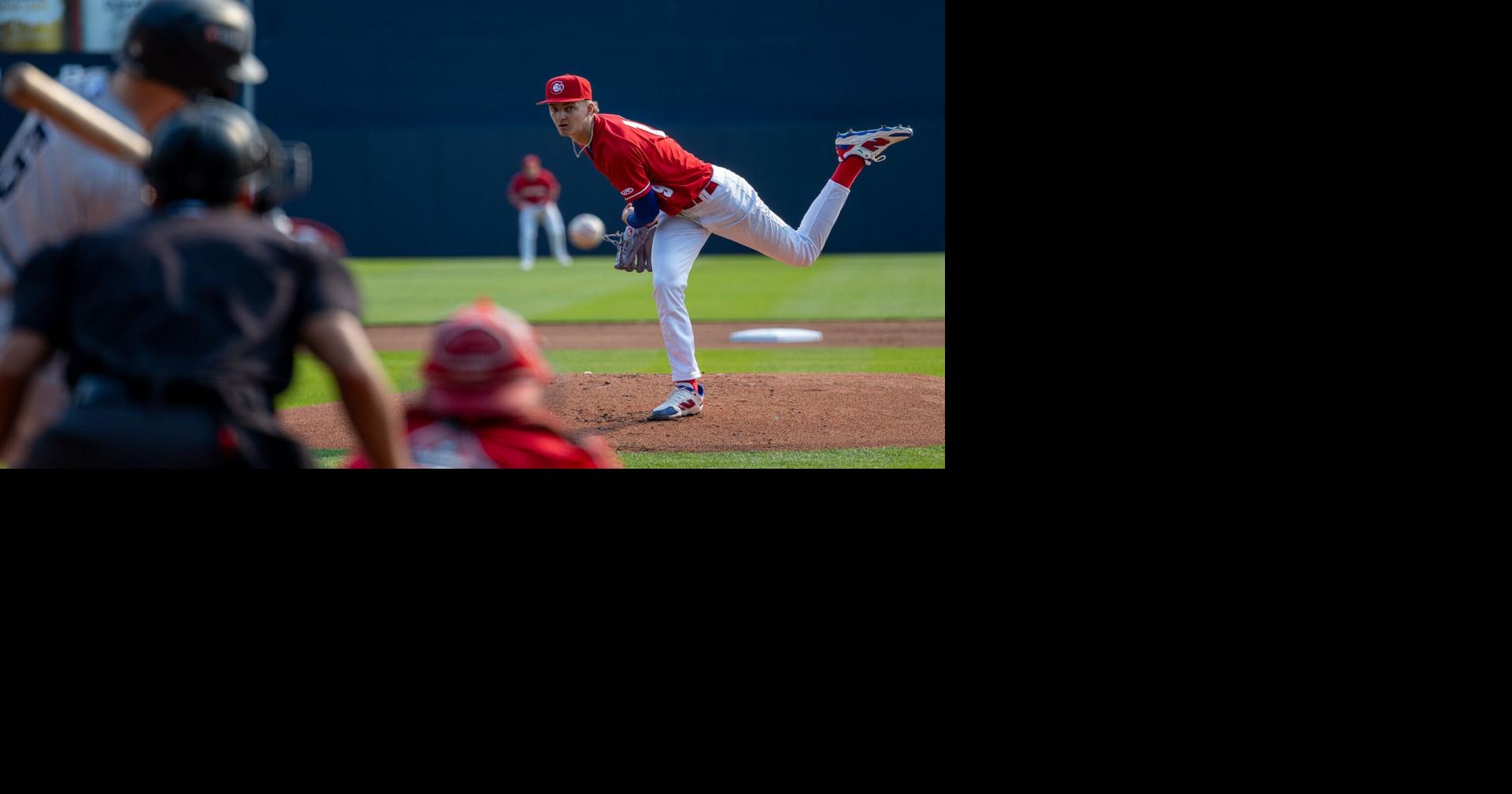 Der Werfer Dasan Hill kann mit seinem Fastball 160 km/h erreichen ...