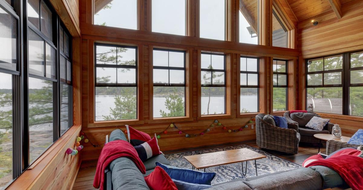 On Georgian Bay, Archipelago Island Cottage hosts grandkids