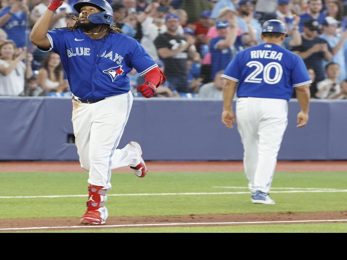 Blue Jays: Bo Bichette heating up in the batter's box at the right