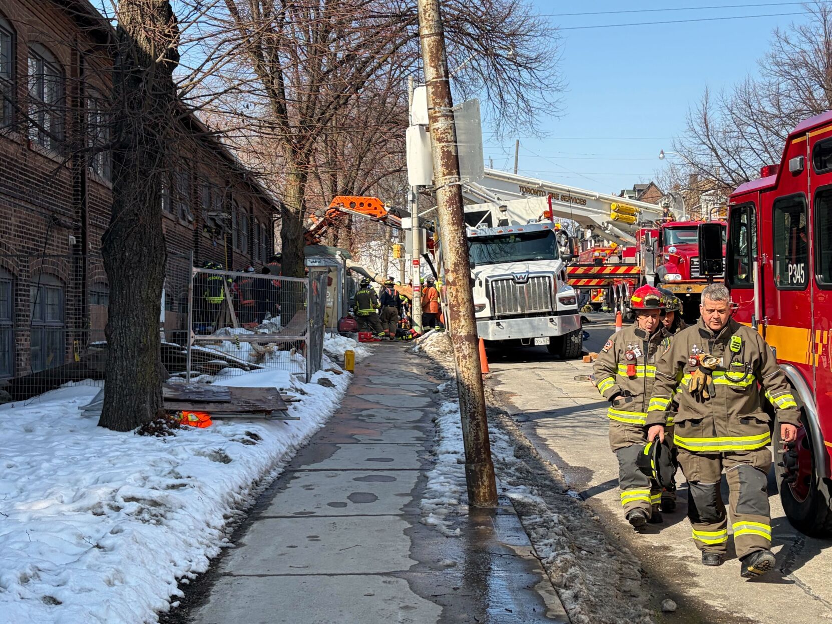 Worker freed from construction trench by Toronto fire