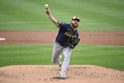 Christian Yelich homers as the major league-leading Brewers beat the Nationals 8-2