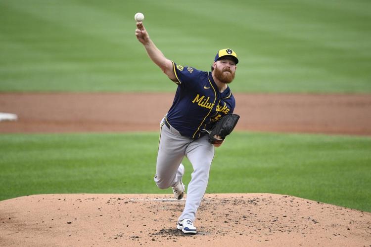 Christian Yelich homers as the major league-leading Brewers beat the Nationals 8-2