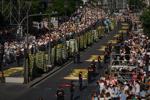 1 million turn out for pope's Mass in Spain and iconic procession along flower-carpeted route