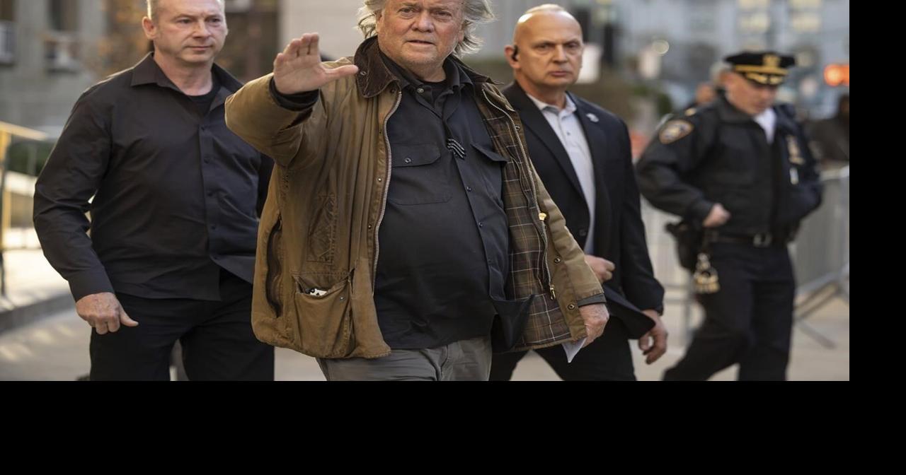 Trump ally Steve Bannon blasts 'lawfare' as he faces New York trial after federal prison stint