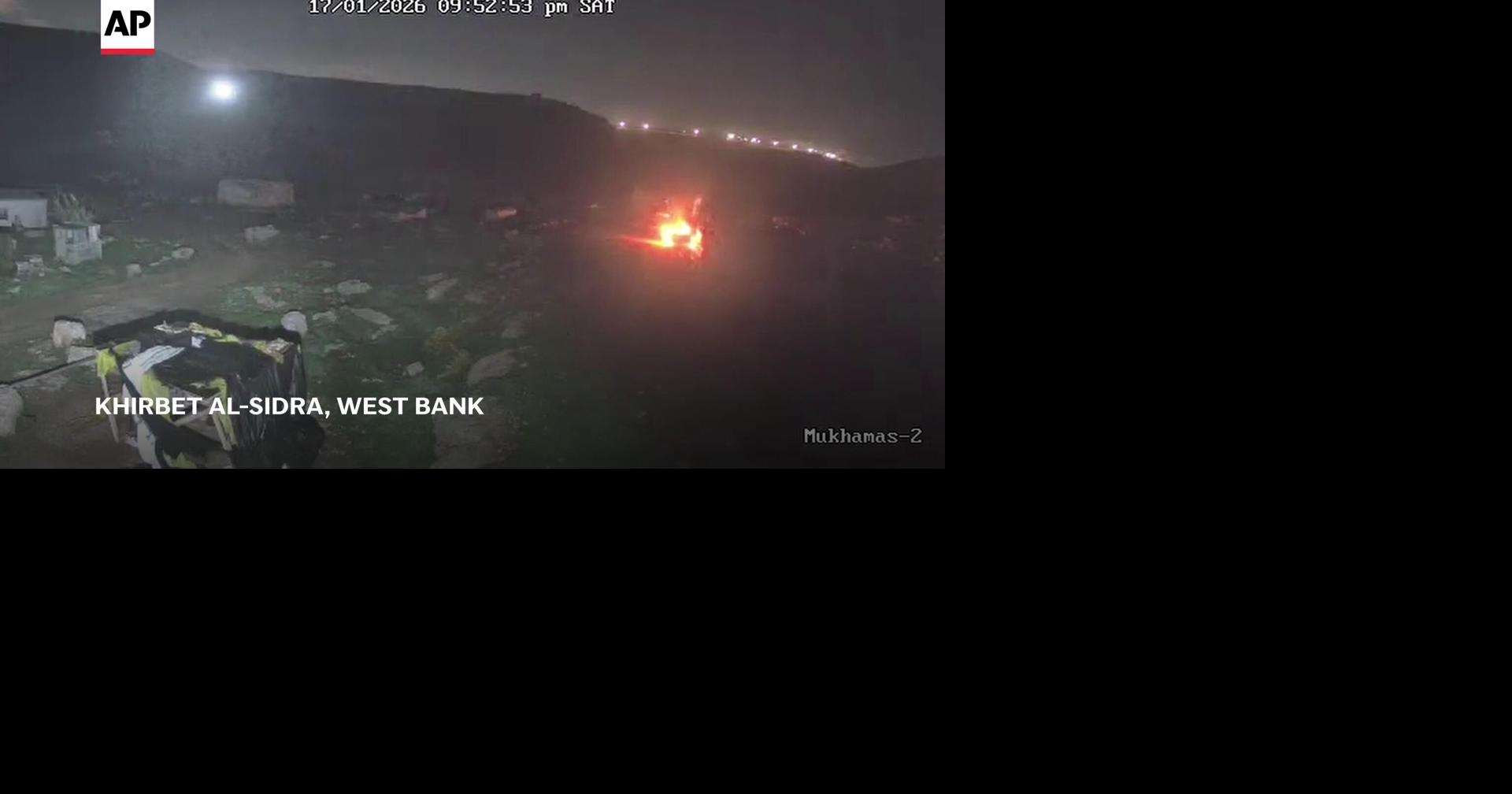 Video shows fires in Palestinian village in West Bank during Israeli ...