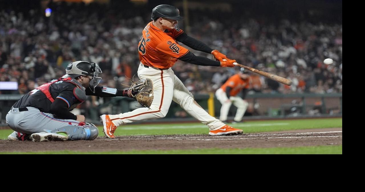 Matt Chapman's bases-clearing double in 8th lifts Giants to 3-1 win over Marlins