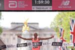 A record-breaking race and Catholic blessing highlight the role of faith for Kenyan runners