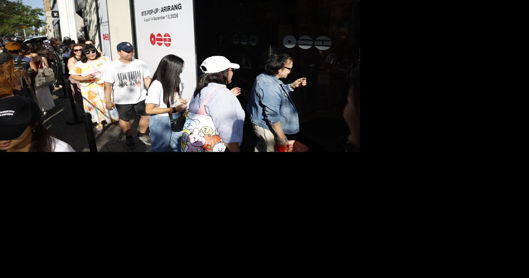 BTS fans are flocking to a Toronto merch pop-up, where hoodies cost 3 and T-shirts 2
