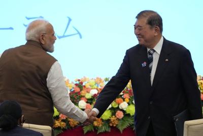 India's Modi meets Japan's Ishiba as he begins Asia tour